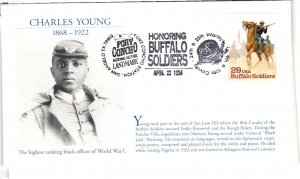 #2818 Buffalo Soldiers – Black Heritage Unknown Cachet SC22a