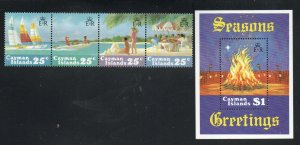 Cayman Is. 532-4 Set Mint never hinged