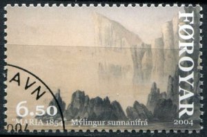 Faroe Islands Sc#442d Used, 6.50k multi, Journal of cruise of 'Maria', 150th ...