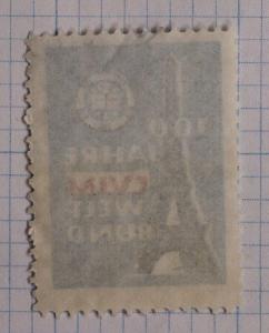 Paris Eiffel Tower 100 years German CVJM YMCA France ad Poster Stamp seal DL