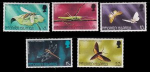 Pitcairn Islands 151-155, MH - Insects