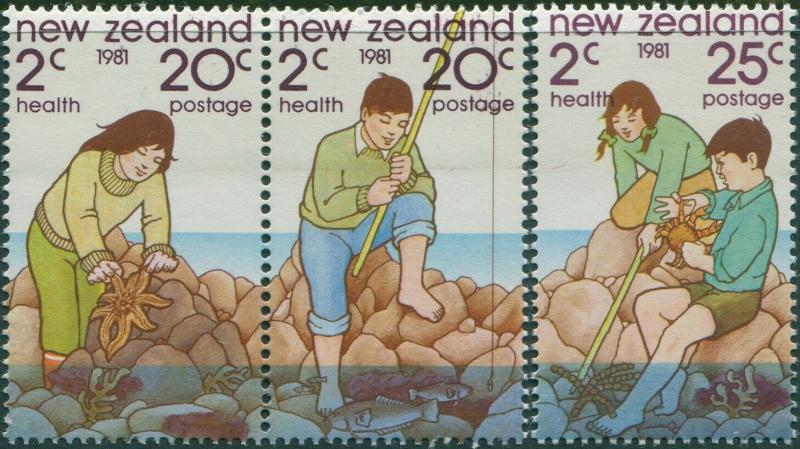 NEW ZEALAND SC#109-111 Health Issue (1981) MNH