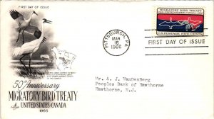 #1306 Migratory Bird Treaty – United Airlines Artcraft Cachet