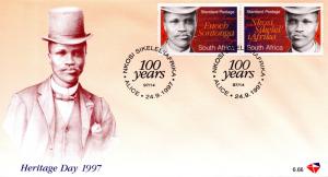 South Africa - 1997 Enoch Sontonga FDC SG 999a