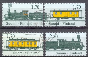 Finland Sc# 755a-755d Used 1987 FINLANDIA '88