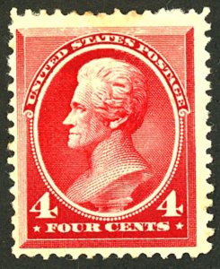 U.S. #215 MINT OG HR THIN