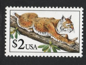 ALLY'S STAMPS US Scott #2482 $2.00 Bobcat - Single MNH F/VF [HV-c6]