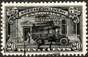 United States E19 - Used - 20c Mail Truck (Perf: 11x10.5) (1951)