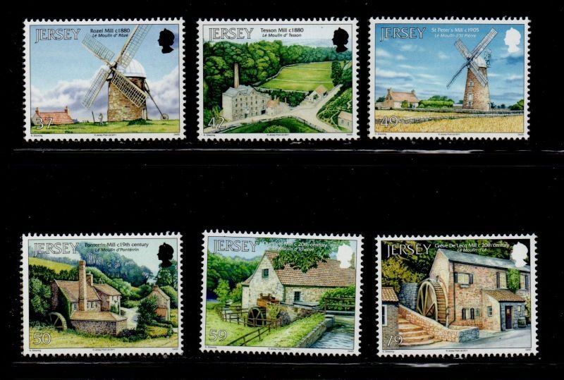 Jersey Sc  1547-1552  2011 Mills stamp set mint NH