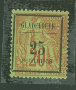 Guadeloupe #5 Unused Single
