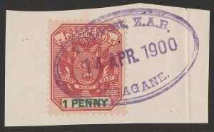 TRANSVAAL-BOER WAR 1899 Boer invasion of Natal Postmark Veld Post Ingagane.