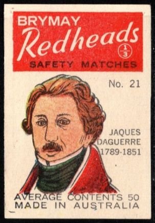 Vintage Australia Poster Stamp (Match Box Label) Brymay Redhead Safety Matches