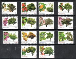 BARBADOS   MNH VF Trees