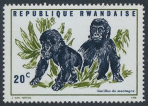 Rwanda  SC# 359  MNH   Gorillas  see details/scans 