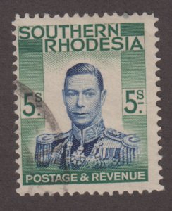 Southern Rhodesia 54 King George VI 1937