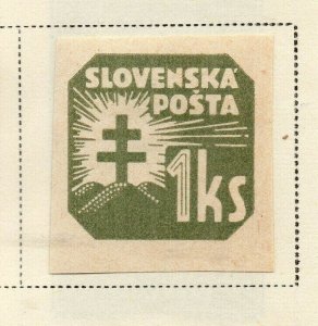 Czechoslovakia 1939 Early Issue Fine Mint Hinged 1Ks. NW-168121