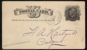 USA 1880s Georgetown Colorado Pacific Express Cover Postcard 94178