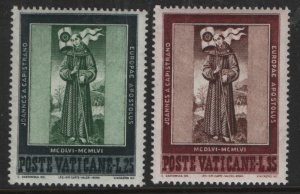 VATICAN CITY, 214-215 MINT HINGED SET