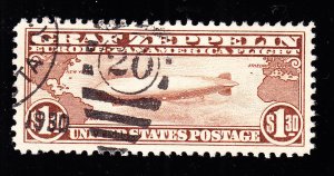 US C14 $1.30 Air Mail Used XF SCV $375