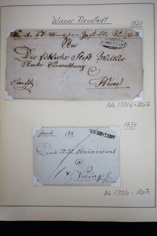 Austria 1825 to 1849 Stamp Covers Collection