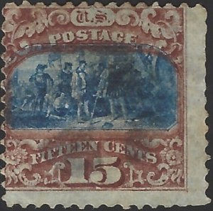 US Scott #118 Used Fine 15 Cent 1869 Landing of Columbus Stamp