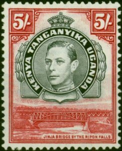 KUT 1938 5s Black & Carmine SG148 P.13.25 Fine LMM