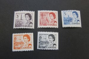 Canada 1967 Sc 466-468B set MNH