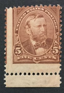MOMEN: US #255 MINT OG NH #29841