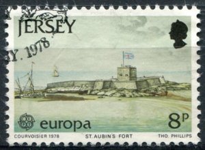 Jersey Sc#188 Used, 8p multi, Europa (C.E.P.T.) 1978 - Architecture (1978)