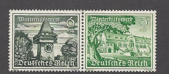 Germany, B162a, B163, Various Designs Pair, **VLH**