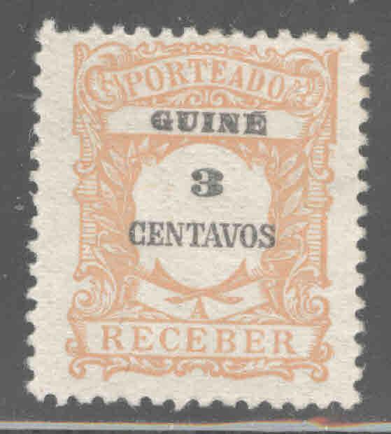 Portuguese Guinea  Scott J33 MH* postage due similar centering