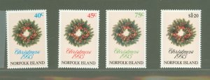 Norfolk Island #546-549  Single (Complete Set)