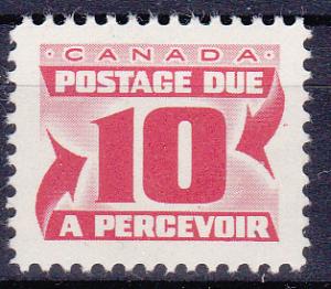 Canada J35 MNH 1969 10c Postage Due