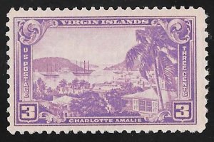 802 3 cents Virgin Island Stamp mint OG NH F