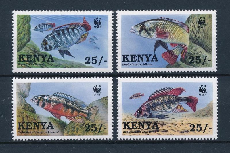 [53836] Kenya 1997 Marine life WWF Fish MNH