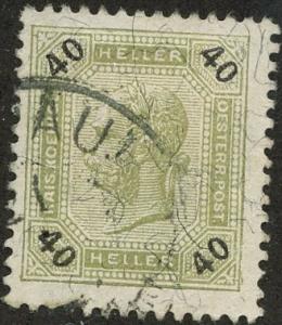 Austria, Scott #80, Used
