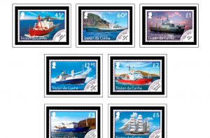 COLOR PRINTED TRISTAN DA CUNHA 2011-2020 STAMP ALBUM PAGES (45 illustr. pages)