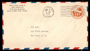 #UC6 Airmail Envelope   - Used