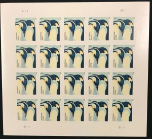 4989   Emperor Penguin, additional ounce  MNH (22¢) sheet of 20   FV $4.40  2015