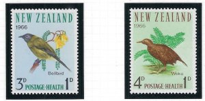 New Zealand B71-72 MNH 1966 Birds (ad2389)