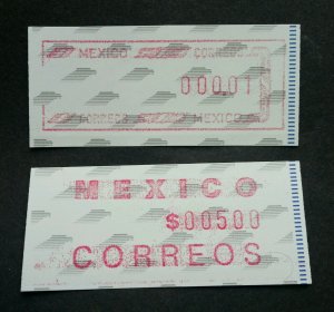 Mexico ATM (Frama Label stamp pair) MNH