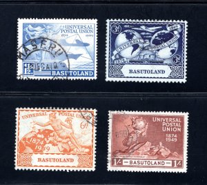 Basutoland 41-44, VF, Used, CV $10.00  .....0510031