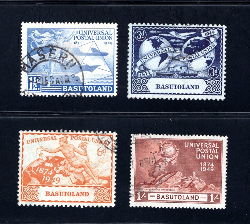 Basutoland 41-44, VF, Used, CV $10.00  .....0510031