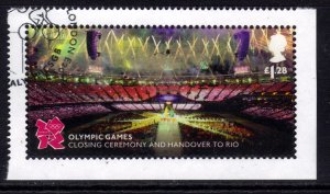 GB 2012 QE2 £1.28 Memories London Paralympic Closing Ceremony Ex Fdc M/S SG ...