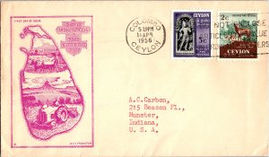 Ceylon, Worldwide First Day Cover
