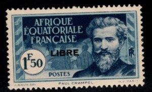 French Equatorial Africa Scott 111 MH* 1940 stamp