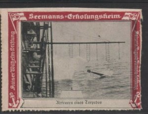 Germany Royal Fund to Benefit Seamen's Rest Home- Firing Torpedoes
