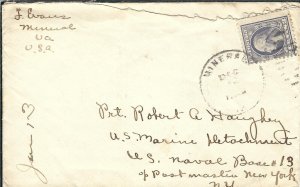 Minerial, Va to U.S. Marine Det, Naval Base #13 (Azores Island) (m5512)