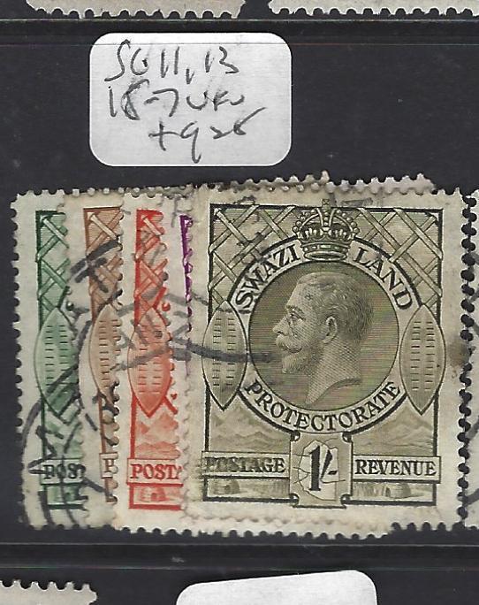 SWAZILAND  (P1510B)  KGV   11, 13, 15-7   VFU