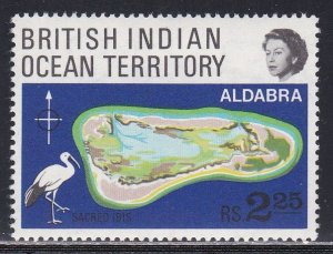 British Indian Ocean Territory # 34, Aldabra  Atoll, NH, 1/2 Cat.